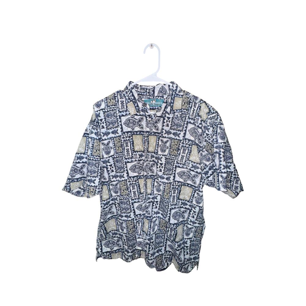 Big Dogs Hawaiian Button Down